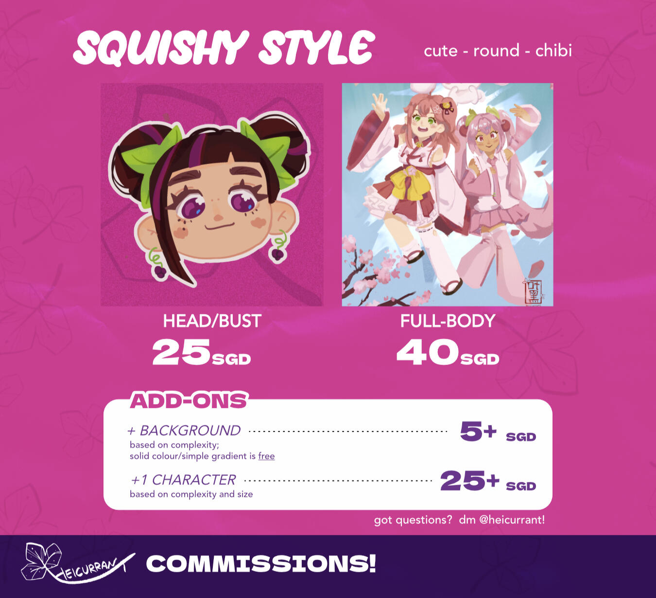 squishy chibi style commission sheet squishy chibi style commission sheet